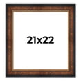thumbnail image 1 of 21x22 Frame Brown Walnut Gold Ornate Trim Solid Wood Plein Air Picture Frame | 3 Inch Moulding, 1 of 8
