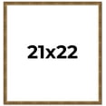 thumbnail image 1 of 21x22 Frame Gold Picture Frame - Complete Modern Photo Frame Includes UV Acrylic Shatter Guard, 1 of 8