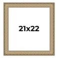 thumbnail image 1 of 21x22 Frame Ornate Silver Beaded Solid Wood Picture Frame Width 2.5 Inches | Interior Depth 1, 1 of 8