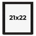 thumbnail image 1 of 21x22 Shadow Box Black Solid Wood Display Picture Frame | 1 Inch Rabbet Depth | | 1.375 Inch, 1 of 4