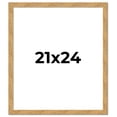 thumbnail image 1 of 21x24 Frame Beige Real Wood Picture Frame Width 1.25 inches | Interior Frame Depth 0.5 inches |, 1 of 8