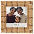 thumbnail image 1 of 21x24 Frame Beige Real Wood Picture Frame Width 3 inches | Interior Frame Depth 0.5 inches |, 1 of 8