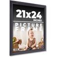 thumbnail image 1 of 21x24 Frame Black Passaggi Solid Wood Picture Frame Width 1.5 Inches | Interior Depth 0.5 Inches |, 1 of 8