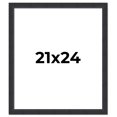 thumbnail image 1 of 21x24 Frame Black Real Wood Picture Frame Width 1.25 Inches | Interior Frame Depth 0.5 Inches |, 1 of 8