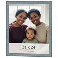 thumbnail image 1 of 21x24 Frame Blue Scuffed Farm Board Solid Wood Picture Frame Width 0.75 Inches | Interior Depth 0.5, 1 of 8