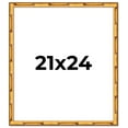 thumbnail image 1 of 21x24 Frame Gold Bamboo Solid Wood Picture Frame | 1 Inch Moulding Width | Interior Frame Depth, 1 of 8