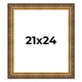 thumbnail image 1 of 21x24 Frame Vintage Gold Solid Wood Picture Frame | 2.5 Inch Moulding Width | Ornate Bronze Museo, 1 of 8