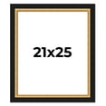 thumbnail image 1 of 21x25 Frame Gold Real Wood Picture Frame Width 2.25 Inches | Interior Frame Depth 0.5 Inches |, 1 of 8