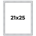 thumbnail image 1 of 21x25 Frame Sterling Silver Solid Wood Picture Frame | 1.25 Inch Moulding Width | 0.75 Inch, 1 of 8