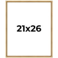thumbnail image 1 of 21x26 Frame Beaded Gold Solid Wood Picture Frame | 0.75 Inches Moulding Width | Liscio Oro, 1 of 8