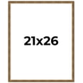 thumbnail image 1 of 21x26 Frame Gold Kingsley Distressed Solid Wood Picture Frame Width 0.75 Inches | Interior Frame, 1 of 8