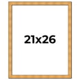 thumbnail image 1 of 21x26 Frame Gold Rustic Solid Wood Picture Frame | 1.25 Inch Wide Moulding | Rustique Gold, 1 of 8