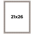 thumbnail image 1 of 21x26 Frame Grey Real Wood Picture Frame Width 1.25 inches | Interior Frame Depth 0.5 inches | Hans, 1 of 8