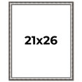 thumbnail image 1 of 21x26 Frame Silver Real Wood Picture Frame Width 1.125 Inches | Interior Frame Depth 0.5 Inches |, 1 of 8