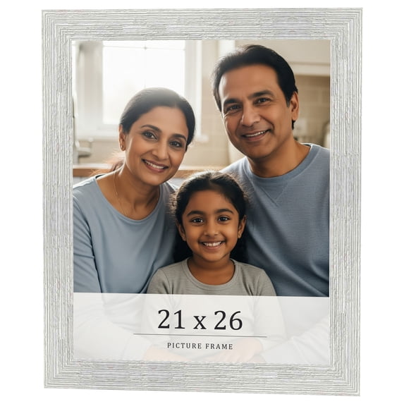 21x26 Frame White Real Wood Picture Frame Width 1.5 inches | Interior Frame Depth 0.5 inches | Barn