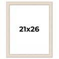 thumbnail image 1 of 21x26 Frame White Real Wood Picture Frame Width 1.75 inches | Interior Frame Depth 0.5 inches |, 1 of 8