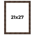 thumbnail image 1 of 21x27 Frame Brown Burl Real Wood Picture Frame Width 1.625 Inches | Interior Frame Depth 0.5 Inches, 1 of 8