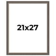 thumbnail image 1 of 21x27 Frame Silver Real Wood Picture Frame Width 1.25 Inches | Interior Frame Depth 0.5 Inches |, 1 of 8