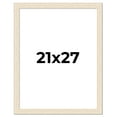 thumbnail image 1 of 21x27 Frame White Barnwood Picture Frame Includes UV Acrylic Plexiglass, Acid Free Foam Backing, 1 of 8