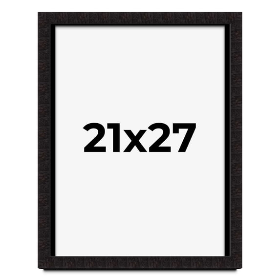 21x27 Shadow Box Black Solid Wood Display Picture Frame | 1 Inch Rabbet Depth | | 1.375 Inch