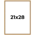 thumbnail image 1 of 21x28 Frame Beaded Gold Solid Wood Picture Frame | 0.75 Inches Moulding Width | Liscio Oro, 1 of 8