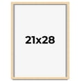 thumbnail image 1 of 21x28 Frame Beige Real Wood Picture Frame Width 0.75 inches | Interior Frame Depth 0.5 inches |, 1 of 8
