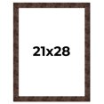 thumbnail image 1 of 21x28 Frame Brown Burl Real Wood Picture Frame Width 1.625 Inches | Interior Frame Depth 0.5 Inches, 1 of 8