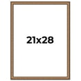 thumbnail image 1 of 21x28 Frame Gold Real Wood Picture Frame Width 1.25 inches | Interior Frame Depth 0.5 inches |, 1 of 8