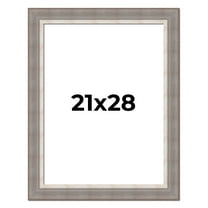 21x28 Frame Grey Real Wood Picture Frame Width 2.75 Inches | Interior Frame Depth 0.5 Inches |