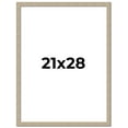 thumbnail image 1 of 21x28 Frame Grey Solid Wood Picture Frame Width 1 Inches | Interior Frame Depth 0.5 Inches |, 1 of 8