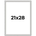 thumbnail image 1 of 21x28 Frame Silver Inner Slope Bevel Picture Frame | 1 Inch Moulding Width | 0.75 Inch Rabbet Depth, 1 of 8