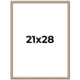 thumbnail image 1 of 21x28 Frame Silver Real Wood Picture Frame Width 0.75 Inches | Interior Frame Depth 0.5 Inches |, 1 of 8