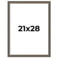 thumbnail image 1 of 21x28 Frame Silver Real Wood Picture Frame Width 1.25 Inches | Interior Frame Depth 0.5 Inches |, 1 of 8