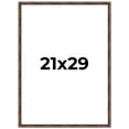 thumbnail image 1 of 21x29 Frame Brown Bamboo with Dark Coffee/Walnut Finish | Solid Wood Picture Frame Width 0.75, 1 of 8