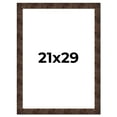 thumbnail image 1 of 21x29 Frame Brown Burl Real Wood Picture Frame Width 1.625 Inches | Interior Frame Depth 0.5 Inches, 1 of 8