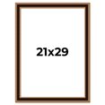 thumbnail image 1 of 21x29 Frame Gold Brown Plein Air Vintage Solid Wood Picture Frame | 1.75 Inches Moulding Width |, 1 of 8