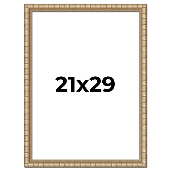 21x29 Frame Silver Real Wood Picture Frame Width 1.5 inches | Interior Frame Depth 0.5 inches |