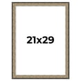 thumbnail image 1 of 21x29 Frame Silver Real Wood Picture Frame Width 1.75 Inches | Interior Frame Depth 0.5 Inches |, 1 of 8