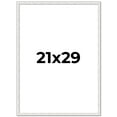thumbnail image 1 of 21x29 Frame White Real Wood Picture Frame Width 0.75 inches | Interior Frame Depth 0.5 inches |, 1 of 8