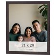 thumbnail image 1 of 21x29 Rustic Brown Real Wood Picture Frame Width 0.75 inches | Interior Frame Depth 0.5 inches |, 1 of 8
