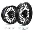 thumbnail image 1 of 21x3.5 18x5.5 Fat Spoke Wheels Rim for Harley Dyna Wide Glide FXDWG 2006-2017, 1 of 5