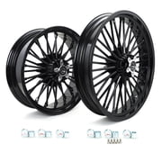 21x3.5 18x5.5 Fat Spoke Wheels Rim for Harley Dyna Wide Glide FXDWG 2006-2017