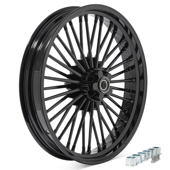 21x3.5 Fat Spoke Front Wheel Rim For Harley Dyna Street Bob FXDB FXDBi Low Rider FXDL FXDLi FXD FXDi Super Glide FXDC FXDCi Superglide Custom 2006 2007