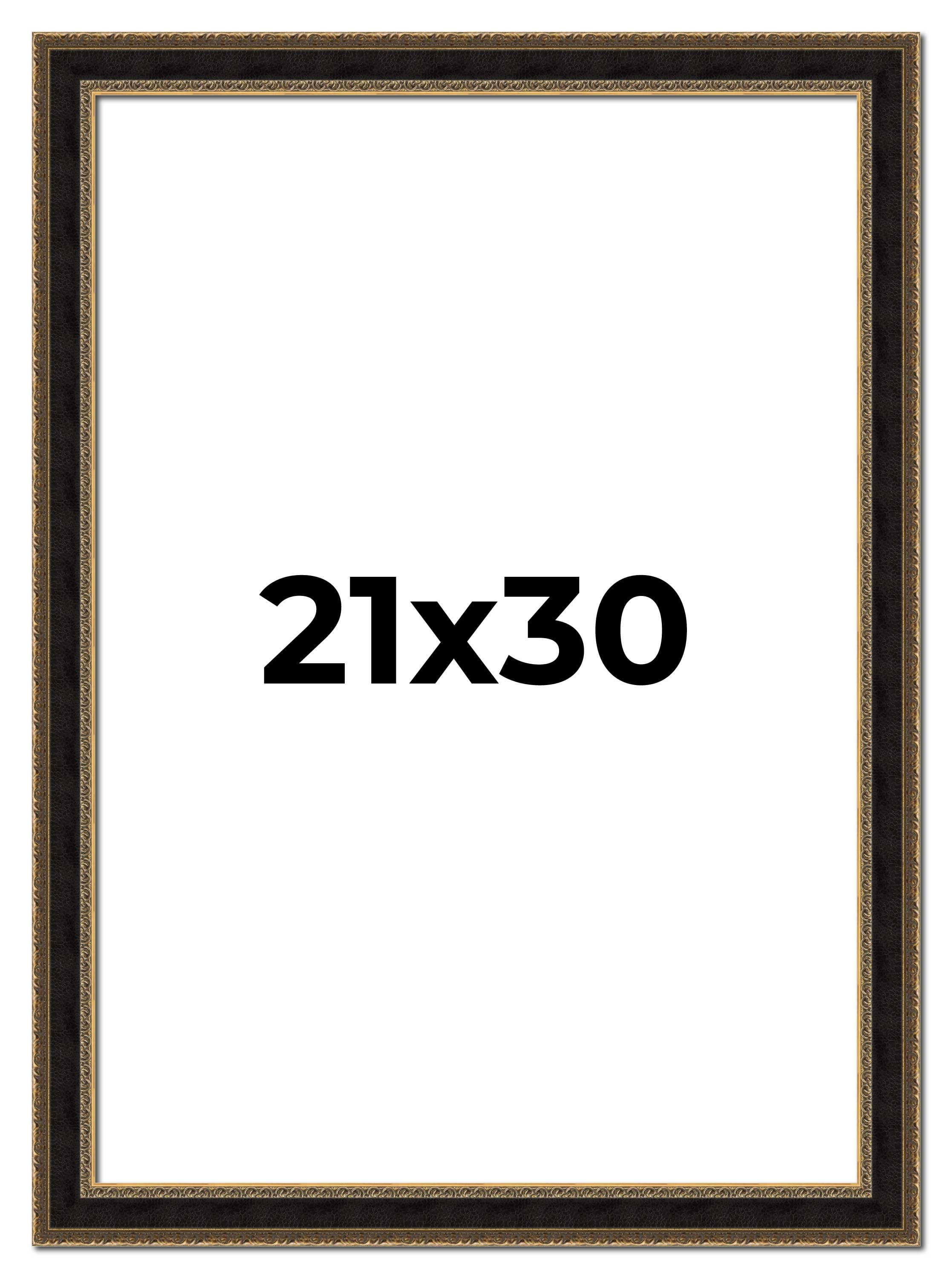 21x30 Frame Gold Antique Vintage Sold Wood Picture Frame | 1.75
