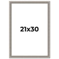 thumbnail image 1 of 21x30 Frame Grey Real Wood Picture Frame Width 1.25 inches | Interior Frame Depth 0.5 inches | Hans, 1 of 8