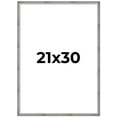 thumbnail image 1 of 21x30 Frame Silver Grey Distressed Solid Wood Picture Frame | 0.75 Inch Moulding Width | Interior, 1 of 8