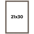 thumbnail image 1 of 21x30 Frame Silver Real Wood Picture Frame Width 1.25 Inches | Interior Frame Depth 0.5 Inches |, 1 of 8