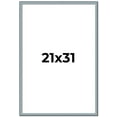 thumbnail image 1 of 21x31 Frame Rustic Sky Blue Solid Wood Picture Frame | 0.75 Inch Moulding Width |Includes UV, 1 of 8