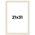 thumbnail image 1 of 21x31 Frame White Real Wood Picture Frame Width 1.5 inches | Interior Frame Depth 0.5 inches | Barn, 1 of 8