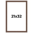 thumbnail image 1 of 21x32 Frame Brown Farmhouse Solid Wood Picture Frame Width 1.5 Inches | Interior Frame Depth 0.5, 1 of 8